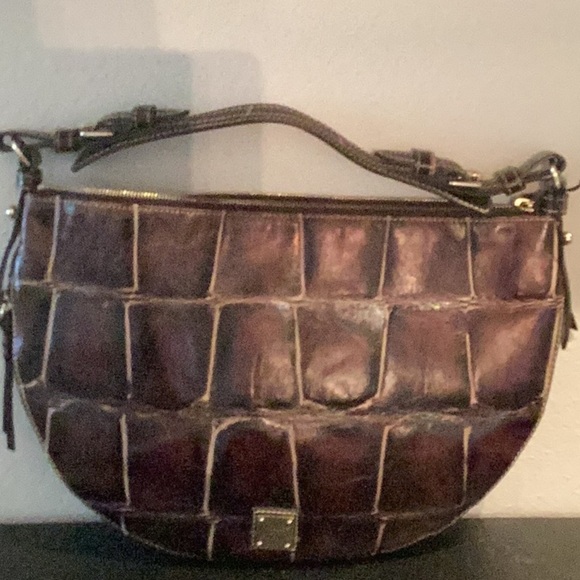Dooney & Bourke Handbags - NEW Dooney & Bourke Large Luna Bag from the Nile Collection, Shoulder Bag, Brown